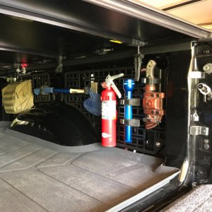 RAM 1500 Bedside Rack System - BuiltRight Industries - 4pc Kit - `19-`27